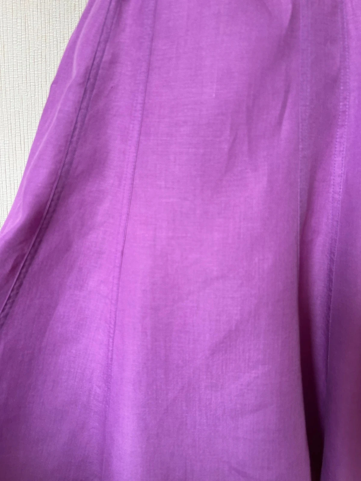 💜🌾Vestido vintage 100% lino campestre cottagecore Marella boho chic vestido de lino lila púrpura 38/40🌾💜 – photo 10